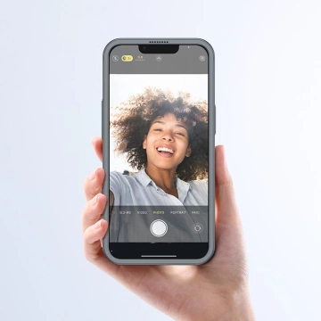 Zadný a predný kryt Joyroom 360 Full Case pre iPhone 13 Pro Max Tvrdené sklo šedé (JR-BP928 s leskom)
