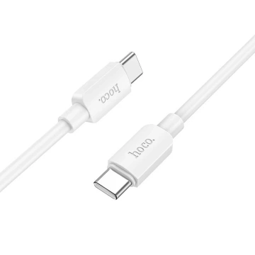 Nabíjací kábel HOCO Typ C do Typ C X96 1m biely PD 60W 3A rýchlonabíjací