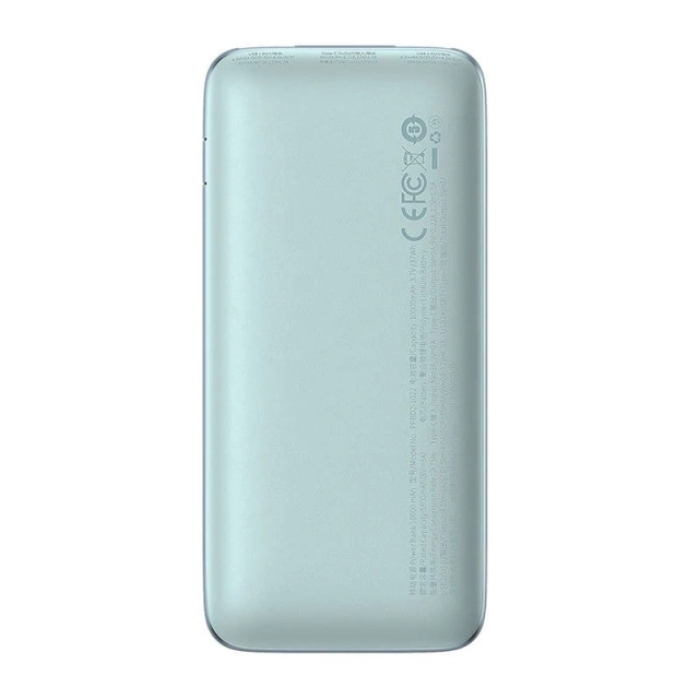 Baseus Bipow Pro Power Bank 10000mAh, 2xUSB, USB-C, 22.5W (синій)