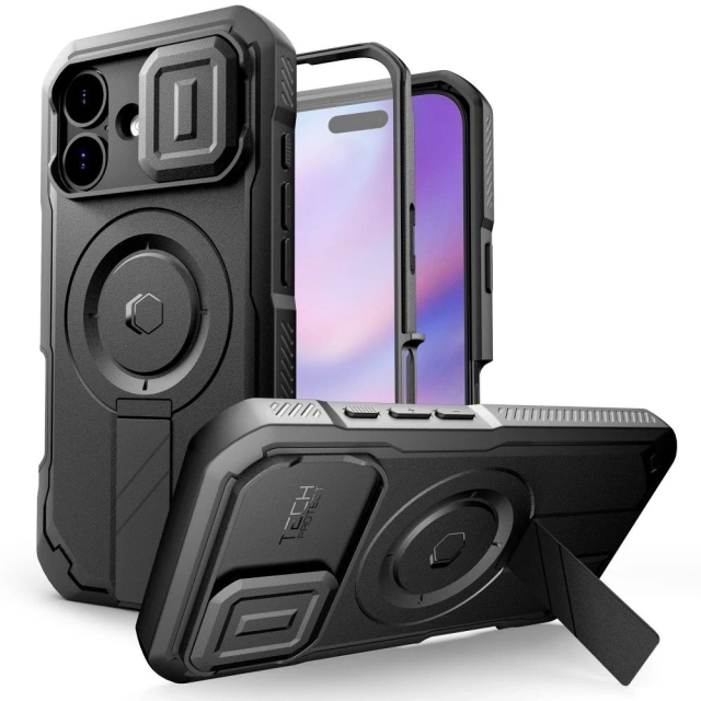 Etui Ochronne do iPhone 17 Tech-Protect Kevlar MagSafe Black