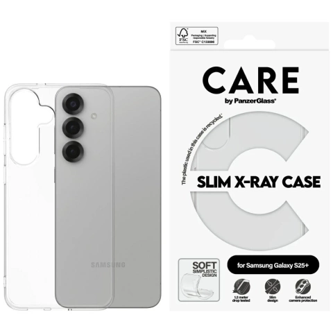 Чохол CARE для Samsung Galaxy S25 від PanzerGlass Fashion X-Ray прозорий