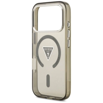 Etui Guess Gradient Triangle Logo MagSafe na iPhone 17 Pro Max - Khaki