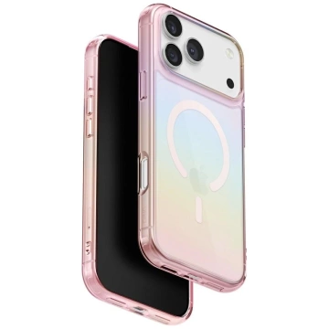 Etui Ochronne do iPhone 17 Pro Max UNIQ Iridescia MagClick Pink Prism