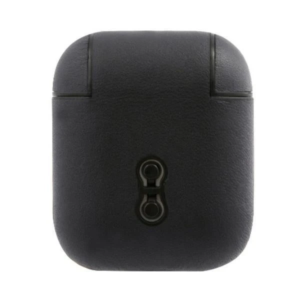 Protective case for BMW headphones for AirPods cover navy blue/navy Geniune Leather Silver Logo