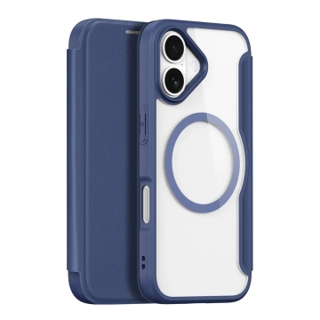 Etui do iPhone 17 Air Dux Ducis Skin X Pro MagSafe Portfel Niebieskie