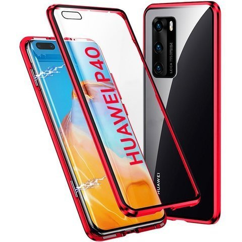 Двосторонній магнітний чохол Dr.Fit для Huawei P40 Red