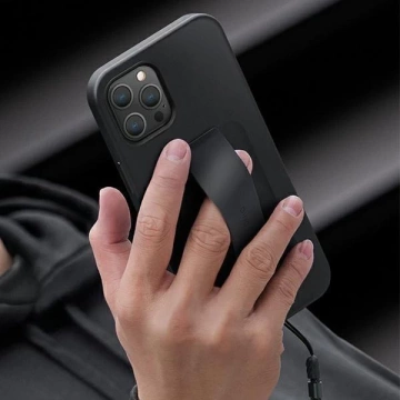 Чохол UNIQ Heldro iPhone 12 Pro Max 6.7" black / midnight black Antimicrobial