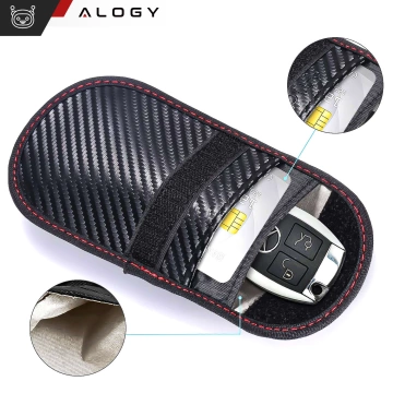 Alogy anti-theft key case signal blocking pouch 13x8.2cm