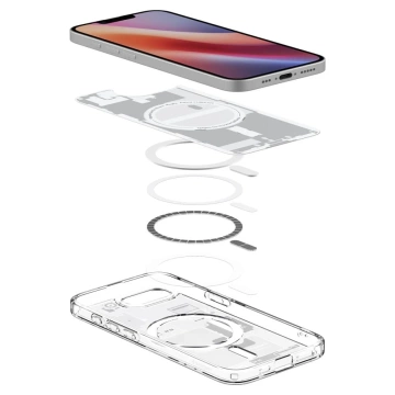 Чохол Spigen Ultra Hybrid MagSafe для iPhone 16E Zero One White