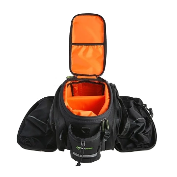 Taška na bicykel Rockbros A6-6 do kufra, 35 l, s výklopnými vreckami - čierna