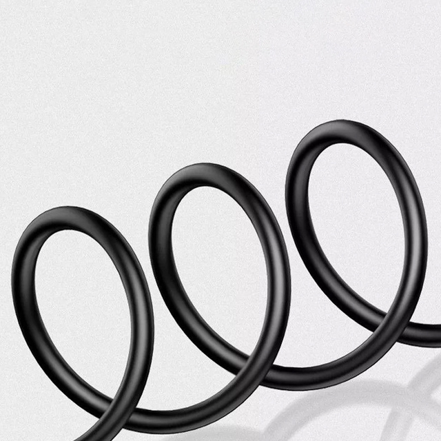 USB auf USB-C Typ C Kabel Denmen D01T Schnellladung 2.4A 1m Schwarz