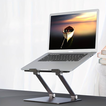 Stojan na notebook pre Macbook 17 Stojan na stôl držiak na stôl skladací nastaviteľný hliníkový na stôl Alogy Graphite