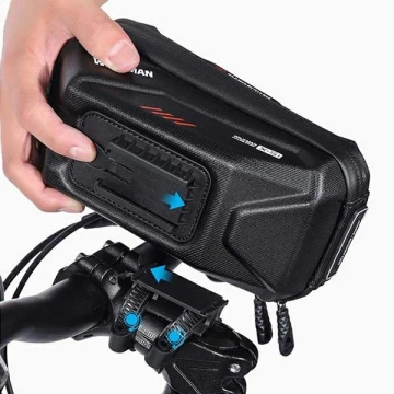 Case/bike holder WILDMAN XS1 frame pannier black/black