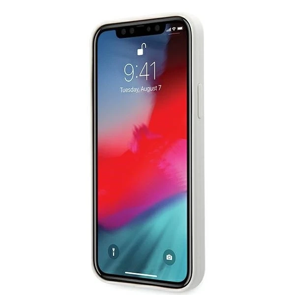 US Polo silikonová kolekce iPhone 12/12 Pro 6,1" pouzdro na telefon bílá/bílá