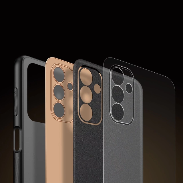 Elegantný kryt Dux Ducis Yolo z ekologickej kože pre Samsung Galaxy A13 5G čierny