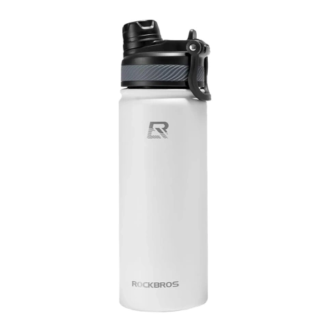 Rockbros 35210029005 Thermo Bottle for Bike Drinks 530 ml - White