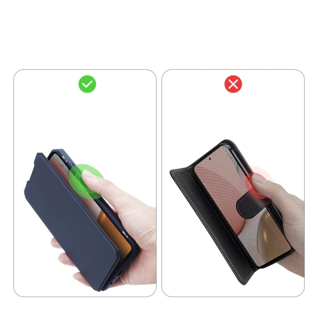 DUX DUCIS Skin X holster cover with flip cover for Samsung Galaxy A72 4G blue