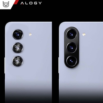 Металевий чохол для Samsung Galaxy S24, захист для острівця камери, Alogy Metal Lens, чорний
