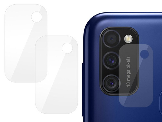 Tvrdené sklo x2 na zadnú šošovku pre Samsung Galaxy M21