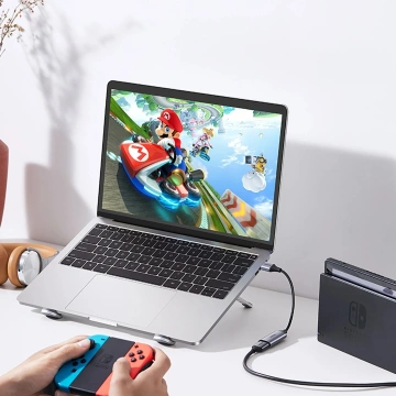 Адаптер Ugreen CM489 HDMI - USB-A/USB-C Grabber 1080p 30Hz сірий