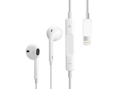 Навушники Apple EarPods MMTN2ZM / A з роз'ємом Lightning білі