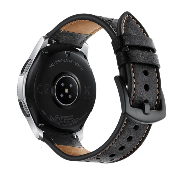 LEDER SAMSUNG GALAXY UHR 46MM SCHWARZ