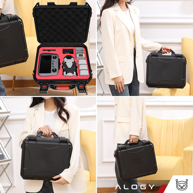 Чохол Чохол для DJI Mini 4 Pro, Mini 3 Pro, Mini 3 Cover Drone Case Alogy Controller Hard Case Black