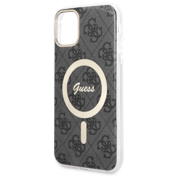 Pevné pouzdro "Etui Guess GUHMN61H4STK pro iPhone 11 6.1" 4G MagSafe"