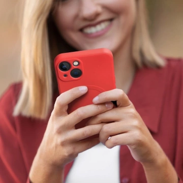 Silicone Mag Cover for IPHONE 14 red