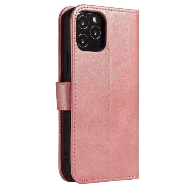 Magnet Case elegantný kryt puzdra s chlopňou a funkciou stojančeka pre Samsung Galaxy A13 5G ružový