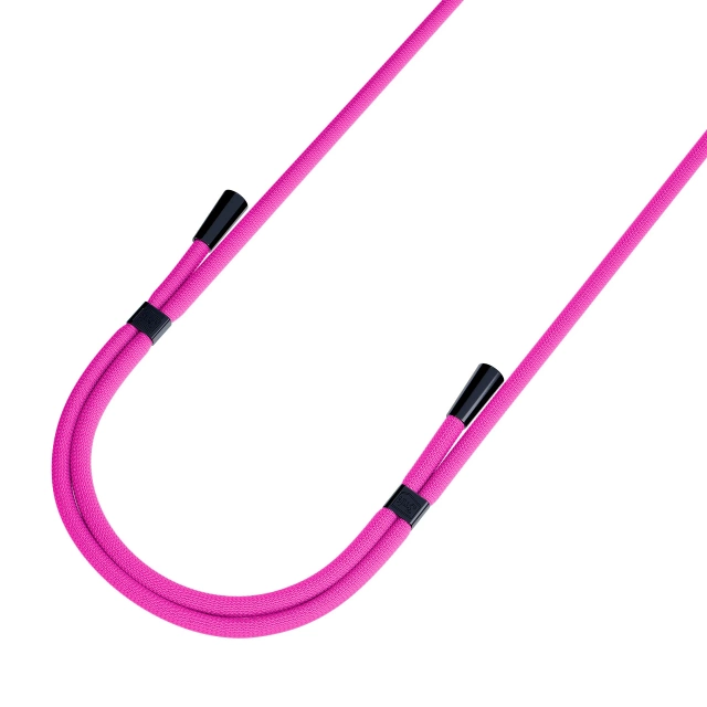 Universal smartphone lanyard 3mk EasyClip Pink (black)