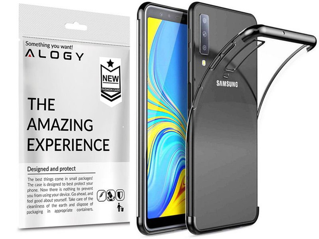 Alogy Liquid Armor Samsung Galaxy A7 2018 Hülle Schwarz