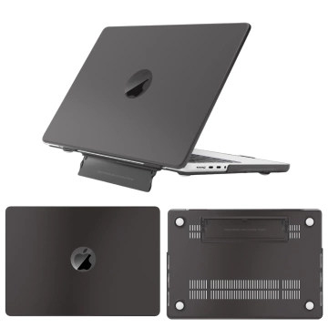 Alogy ProStand™ Matte Case with Stand for MacBook Air 13.3" (A1932/A2179/A2337) Black