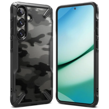 Puzdro Ringke Fusion X pre Samsung Galaxy S25 Camo Black