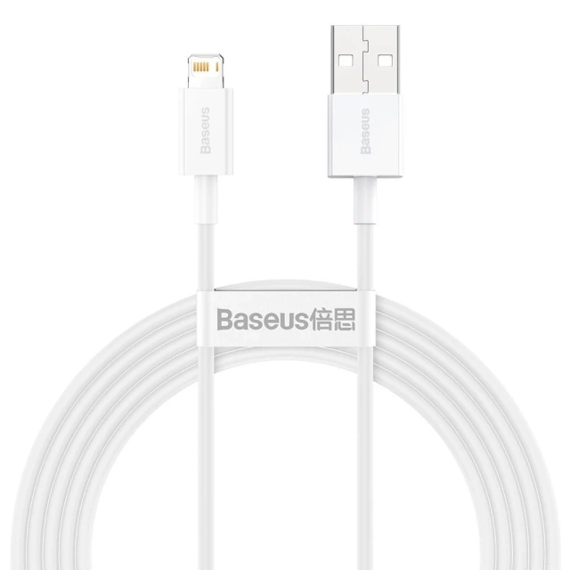 Baseus Superior USB - Lightning 2.4A 2 m Kabel Weiß (CALYS-C02)
