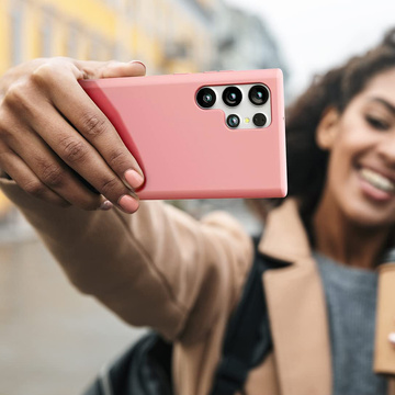 Захисний чохол для телефону Alogy Thin Soft Case для Samsung Galaxy S22 Ultra Pink
