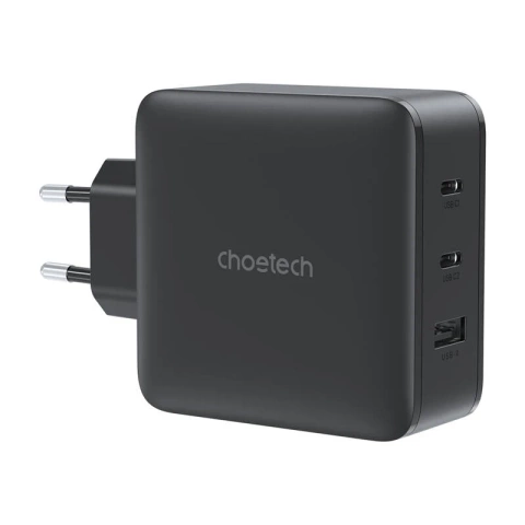 Choetech PD8005 GaN 100W 2x USB-C USB-A Black Charger