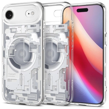 Etui Spigen Ultra Hybrid Mag MagSafe do iPhone 17 Air Zero One Biały