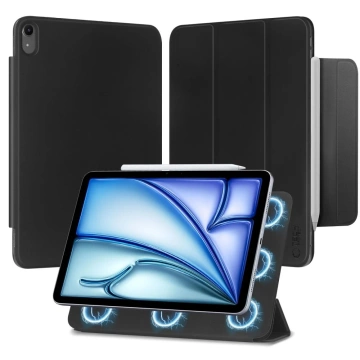 Magnetické puzdro Etui Smartcase pre Apple iPad Air 10.9 4. 5. 2020-2022 / 11. 6. 2024 čierne