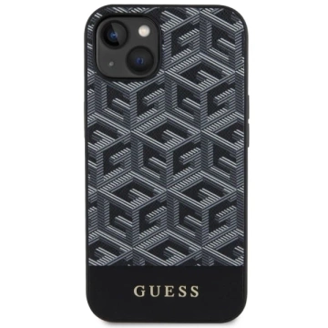 Etui Guess GUHMP14SHGCFSEK na iPhone 14 6,1" pevné puzdro GCube Stripes MagSafe