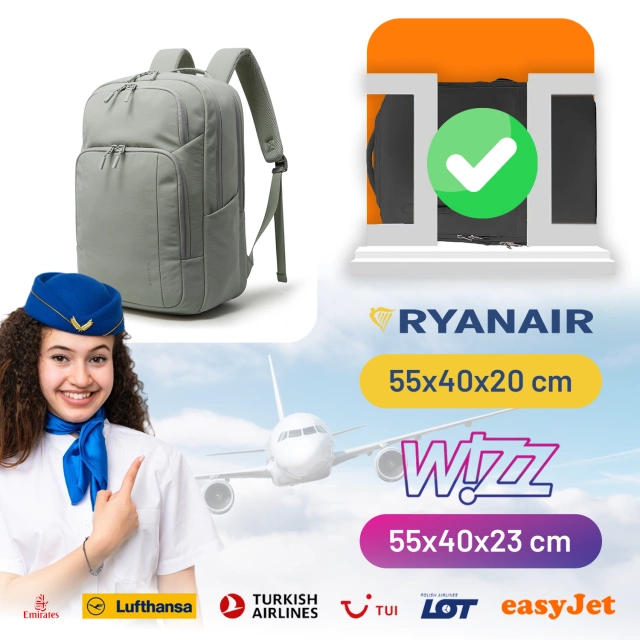 Bange wasserdichter Rucksack für 15,6-Zoll-Laptop, Stadtreisender, 45 x 30 x 16 cm, für Arbeit, Flugzeug, Herren, Damen, mit USB-Anschluss Schwarz