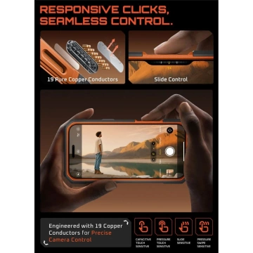 Etui Ochronne do iPhone 17 Pro Supcase UB Grip Pro Mag MagSafe Clear/Coral