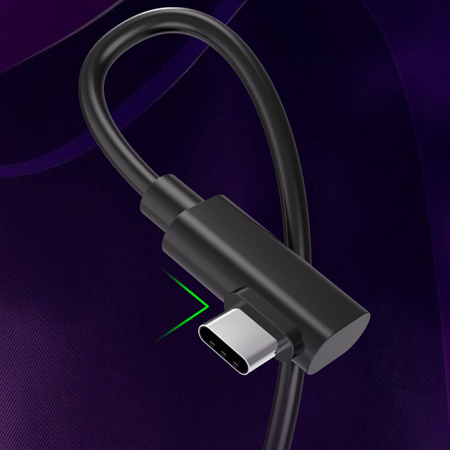 Кабель для VR окулярів Alogy USB Type-C кабель 5м для Oculus Link Quest 1 2 Black