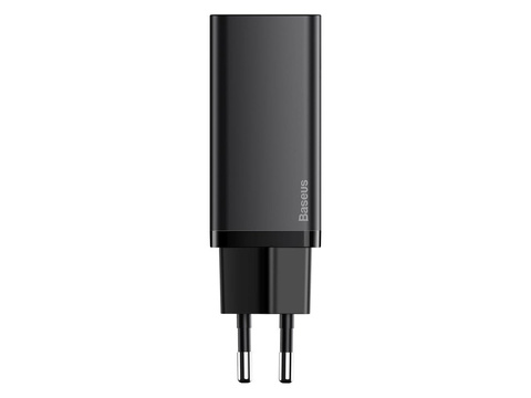 Ładowarka sieciowa szybka  Baseus GaN2 Lite USB + USB-C 65W EU Czarna