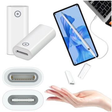 Alogy Magnetischer Stylus-Stift, Notiz- und Skizzenstift für Apple iPad Pro/Air/Mini, Weiß