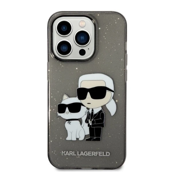 Чохол Etui Karl Lagerfeld KLHCP14LHNKCTGK для iPhone 14 Pro 6,1" Gliter Karl