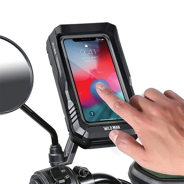 WILDMAN FK3 Fahrrad-Lenkertasche Wasserdicht Schwarz