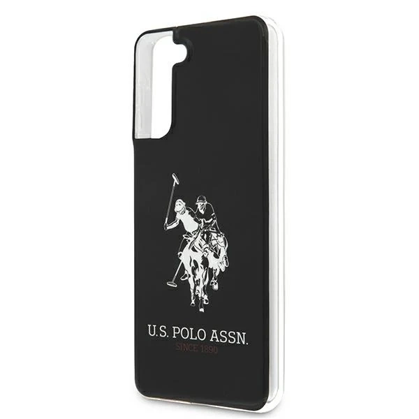 Чохол для телефону US Polo Shiny Big Logo для Samsung Galaxy S21 чорний/чорний