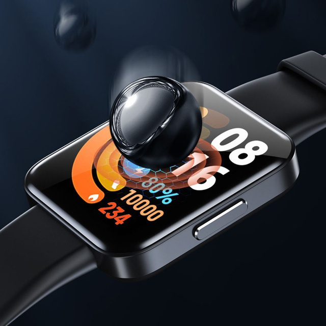 3x flexibilné sklo 3D Alogy Screen Protector Pro pre Xiaomi Redmi Watch 2 Lite Black