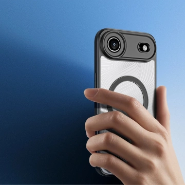 Etui do iPhone 17 Air Dux Ducis Aimo Mag Pierścień Magnetyczny Czarne